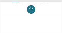 Desktop Screenshot of portoficohotel.com